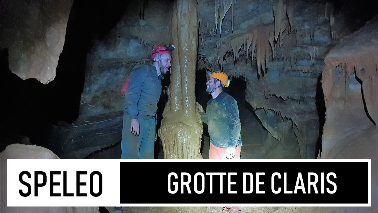 SPÉLÉO | Grotte de Claris - J'initie des débutants - Ça coince