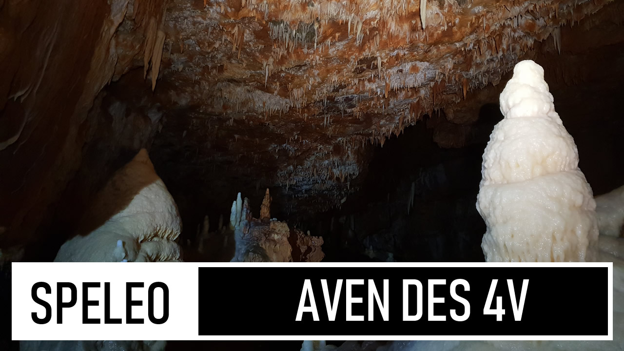 SPÉLÉO | Aven / grotte des 4 vents - Un grand réseau sur le Larzac