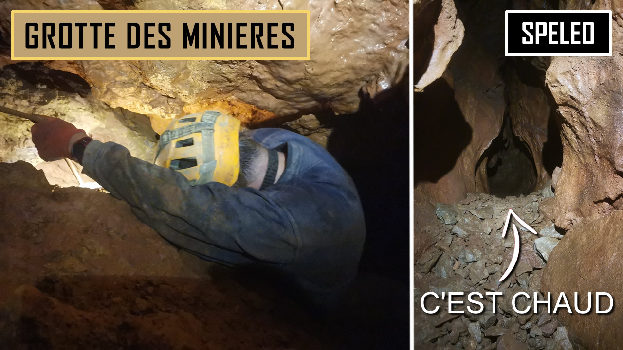 SPELEO | Grotte des minières - Confinement et étroitures